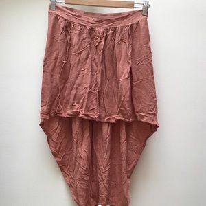 Forever 21 blush high low pink skirt